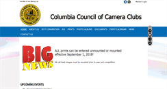 Desktop Screenshot of columbiacameraclubs.org